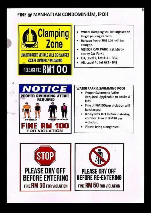 B3 Superb Poolview Manhattan Waterpark Ipoh4-8pax Netflix *